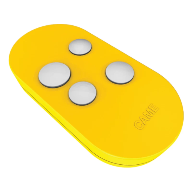 TOPD4RYS Télécommande Jaune 4 Canaux Rolling Code CAME 3 TOPD4RYS Télécommande Jaune 4 Canaux Rolling Code CAME