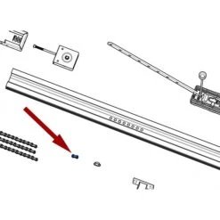 Came Pièce Détachée Articulation Transmission à Chaîne V6000 119r...