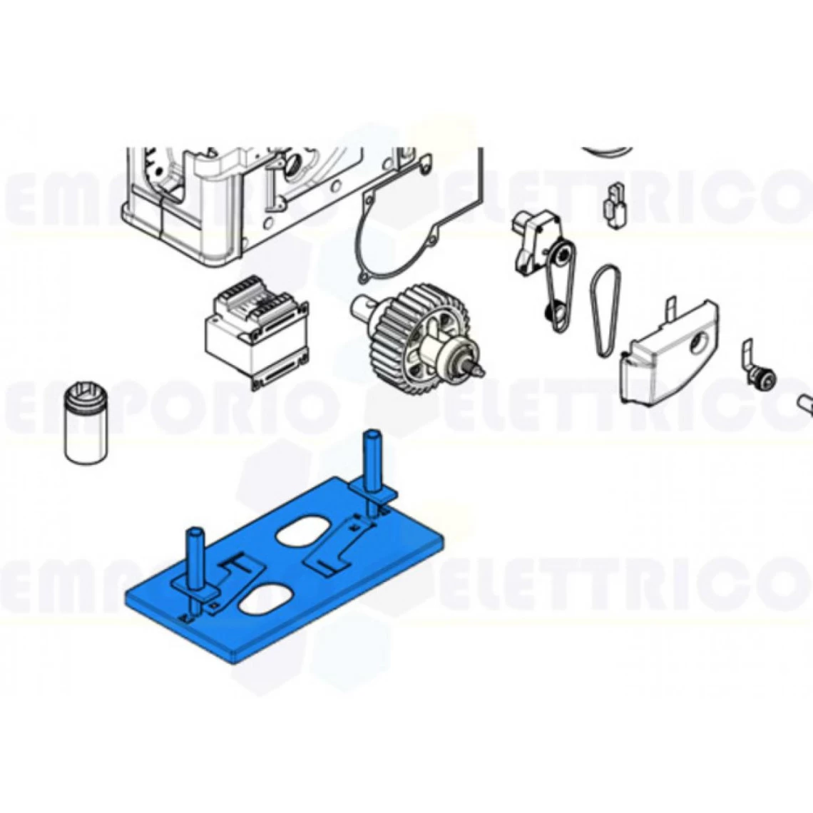 Came Pièce Détachée Base Fixation Motoréducteur Bk 119ribk001 5 Came Pièce Détachée Base Fixation Motoréducteur Bk 119ribk001 – Image 3