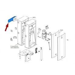 Came Pièce Détachée Bride Fixation Tige G6000 G12000 119rig066