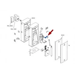Came Pièce Détachée Butée Mécanique Réglable Gard 5-6-6,5m 119ri...