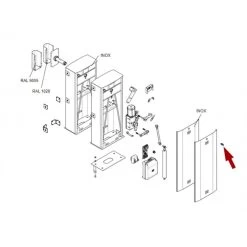 Came Pièce Détachée Groupe Serrure Porte Gard 8 119rig160
