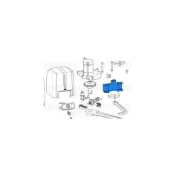 Came Pièce Détachée Base Fixation Fast40 119rid379 -Came image3 4245