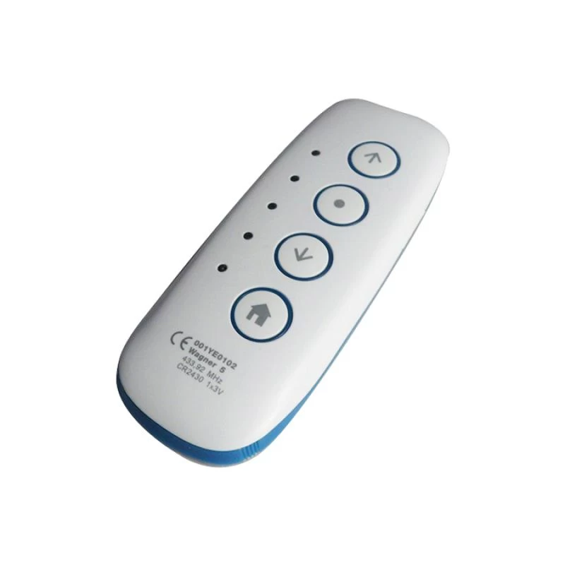 WAGNER Emetteur 5 Canaux Blanc Avec Support Mural CAME 3 WAGNER Emetteur 5 Canaux Blanc Avec Support Mural CAME